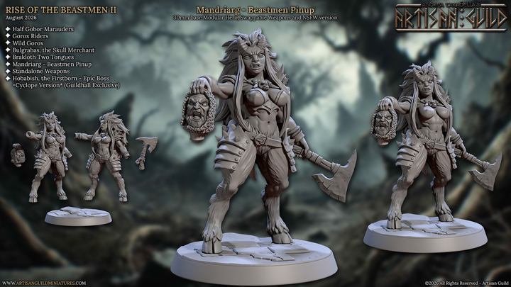 Mandriarg, Beastmen Pinup