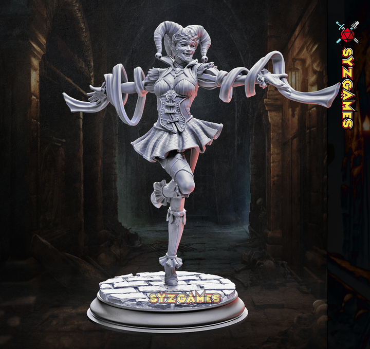 Gleeful Vampire Jester-Sanguine
