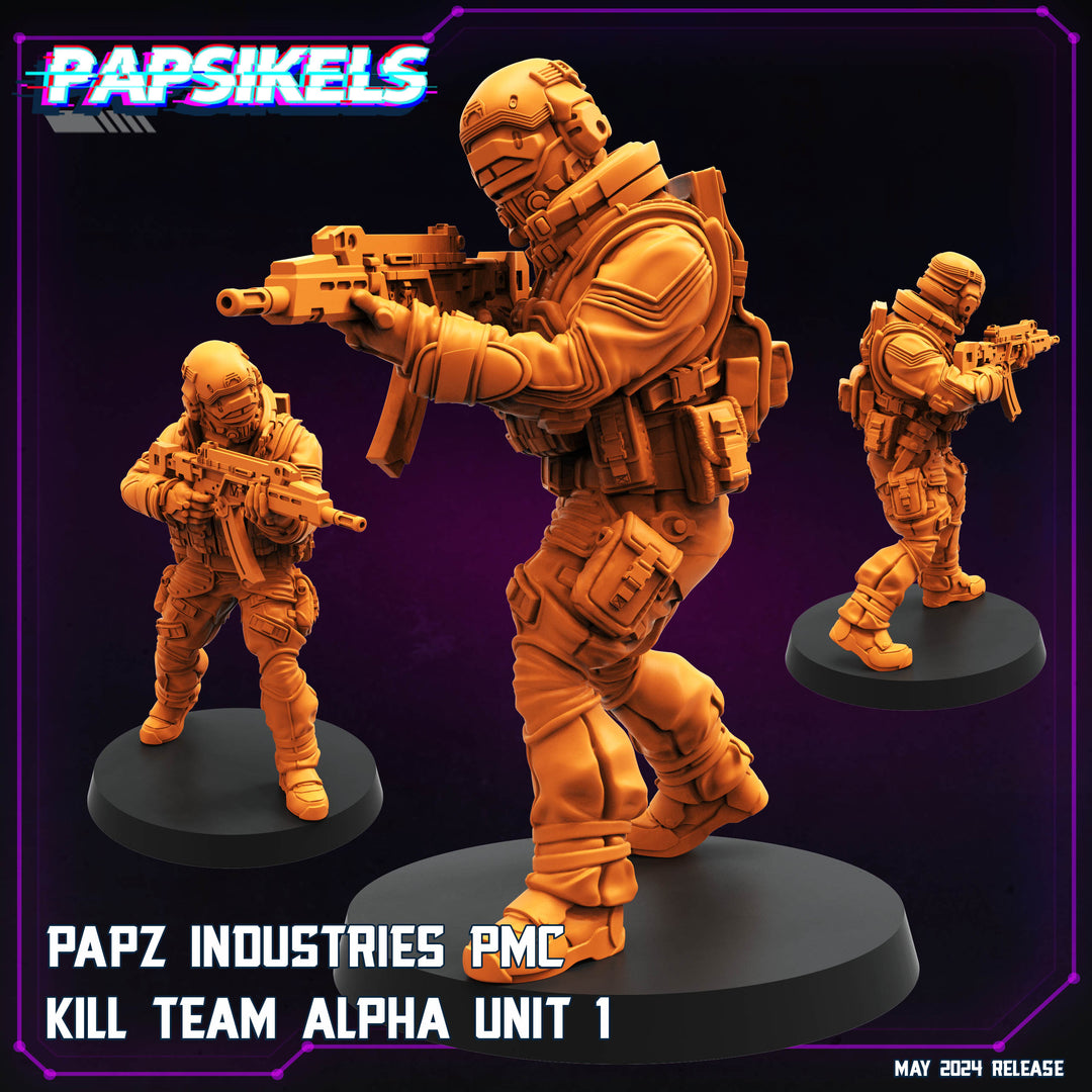 PAPZ Industries PMC Kill Team Alpha Unit 1