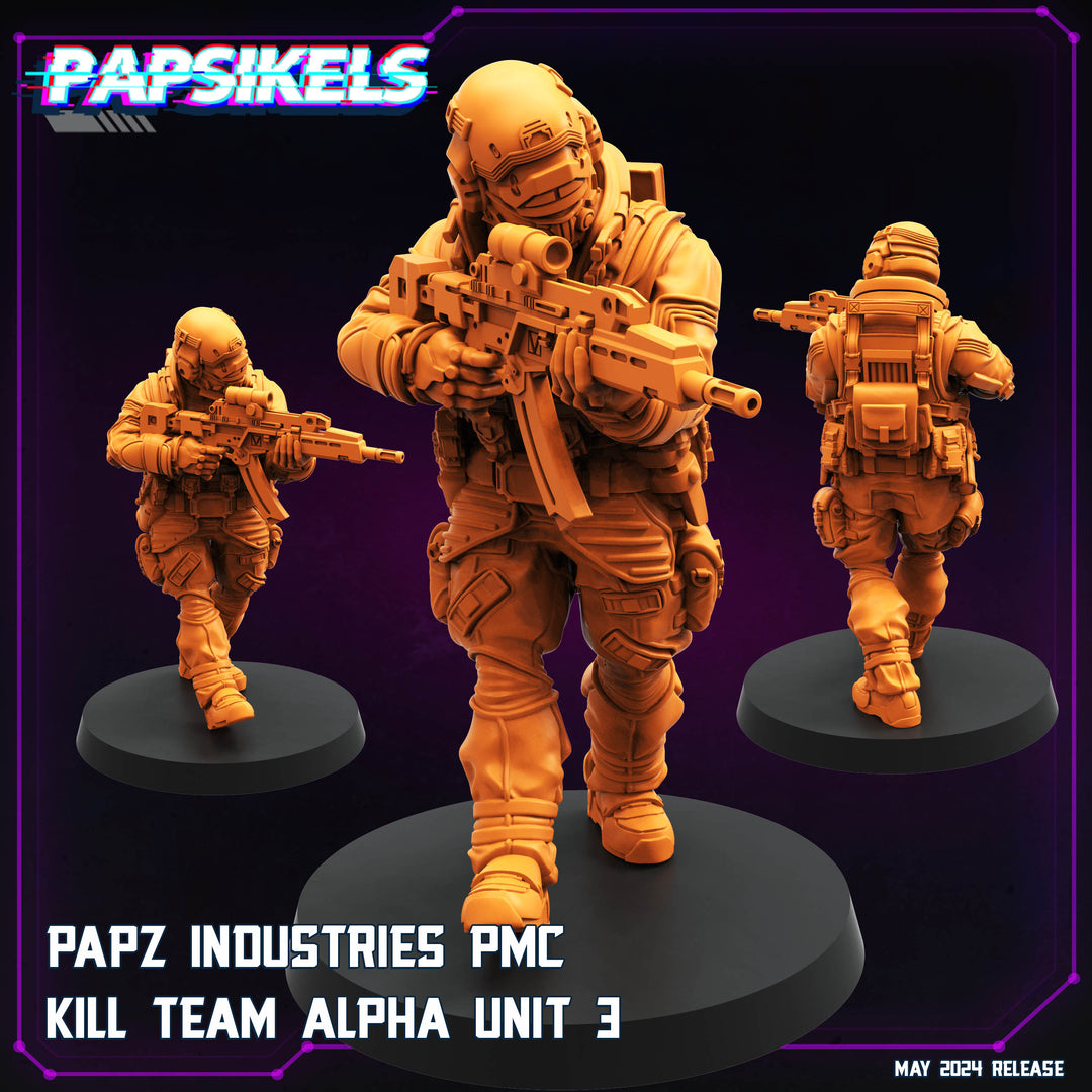 PAPZ Industries PMC Kill Team Alpha Unit 3
