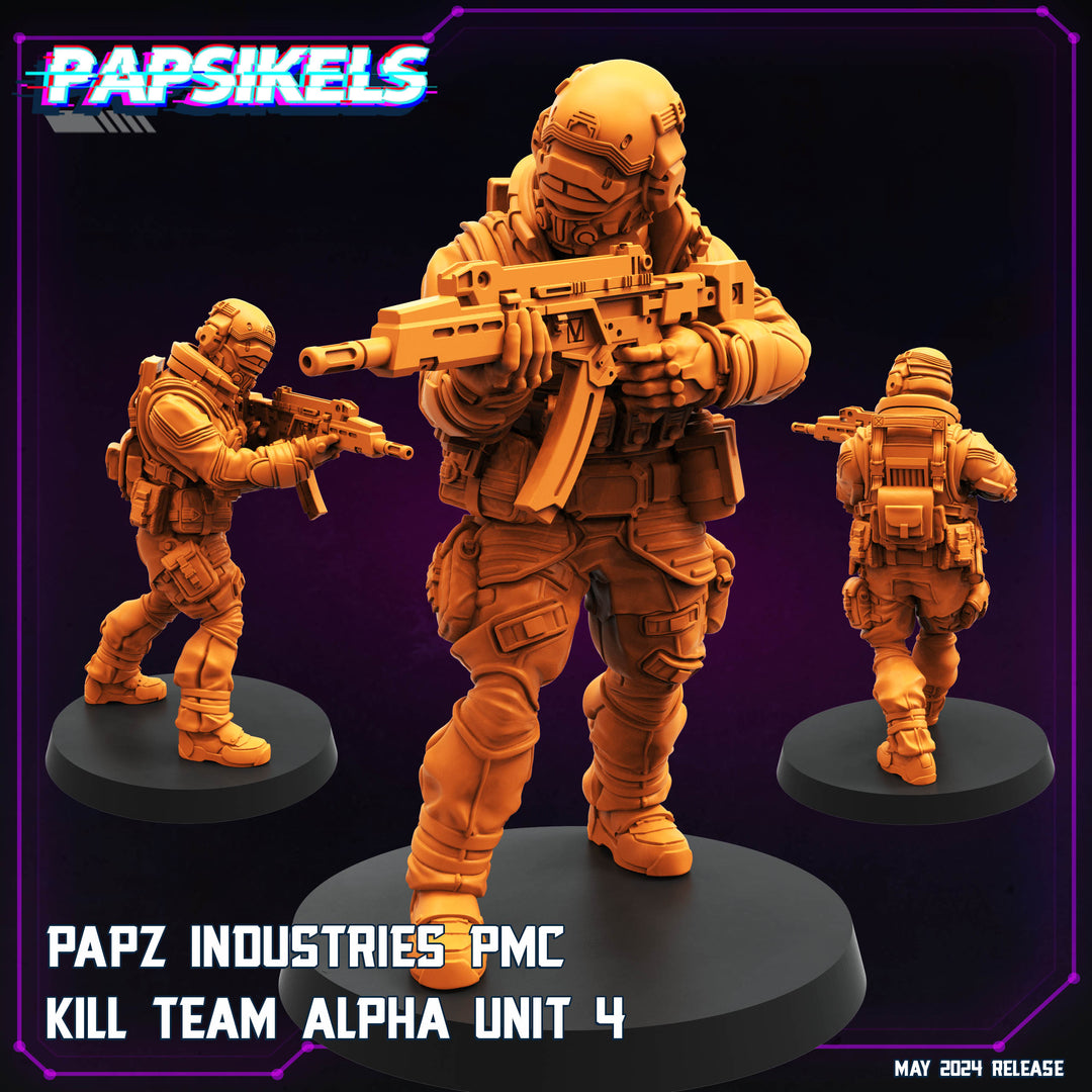 PAPZ Industries PMC Kill Team Alpha Unit 4