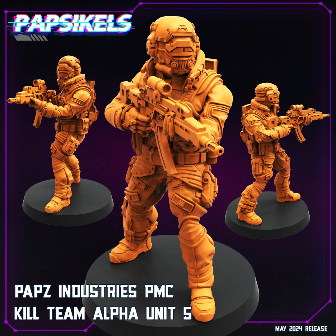 PAPZ Industries PMC Kill Team Alpha Unit 5