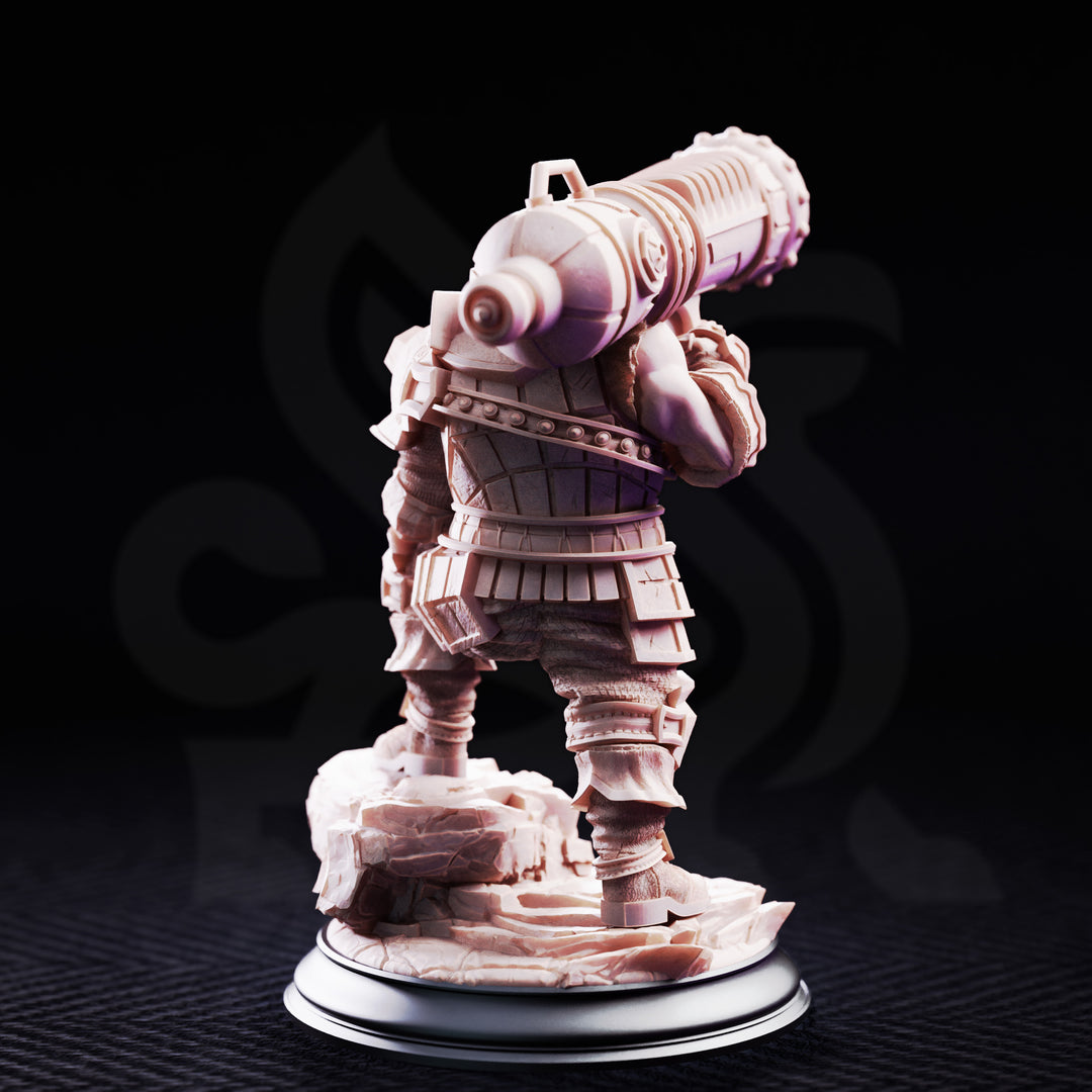 Rook - Dwarven Cannoneer back view