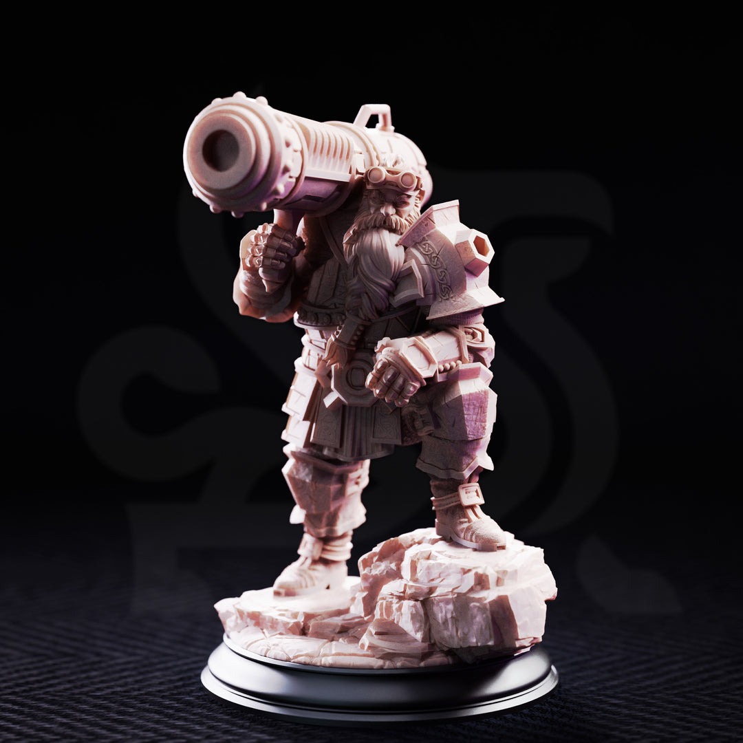 Rook - Dwarven Cannoneer front view