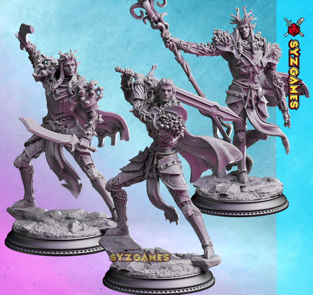 Myconid Drow Servants-The Blessed of Vaezirak