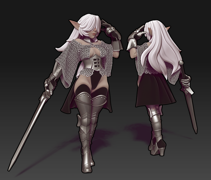 Tyrianna the Elven Knight