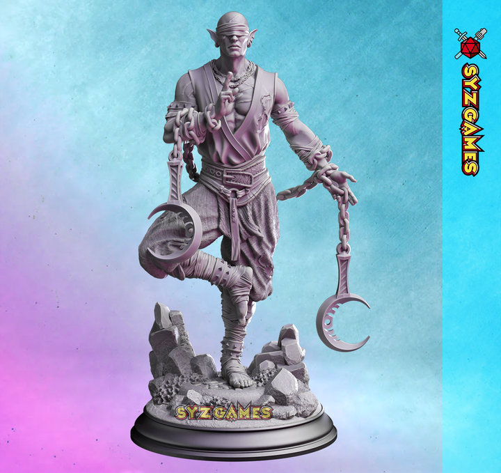 Drow Lunar Monk-Uxas the Reborn
