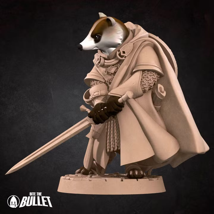 Badgerfolk Explorer resin miniature - view 4