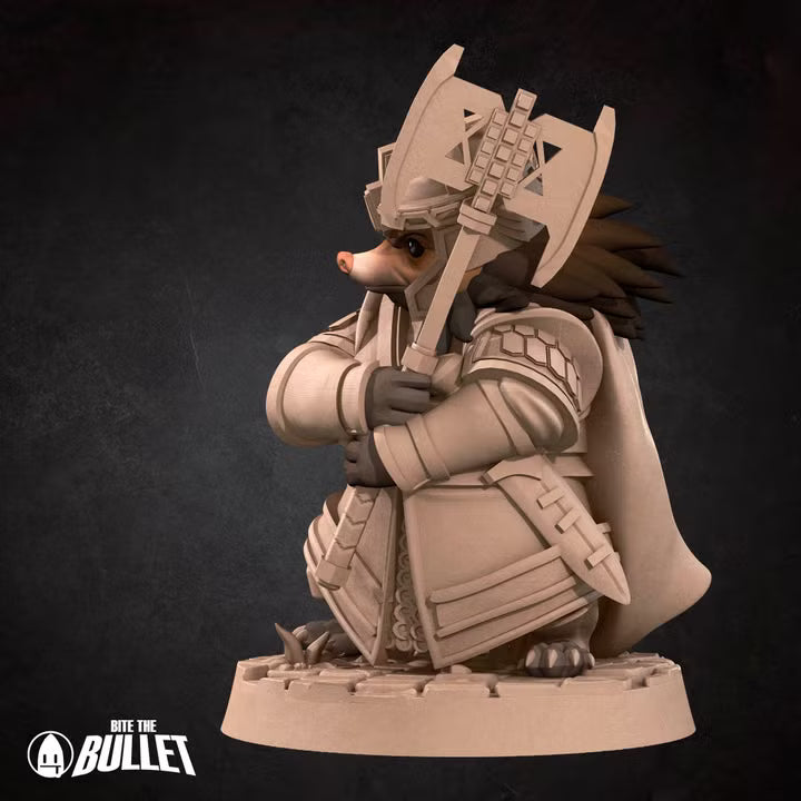 Hedgehogfolk Explorer resin miniature - view 4