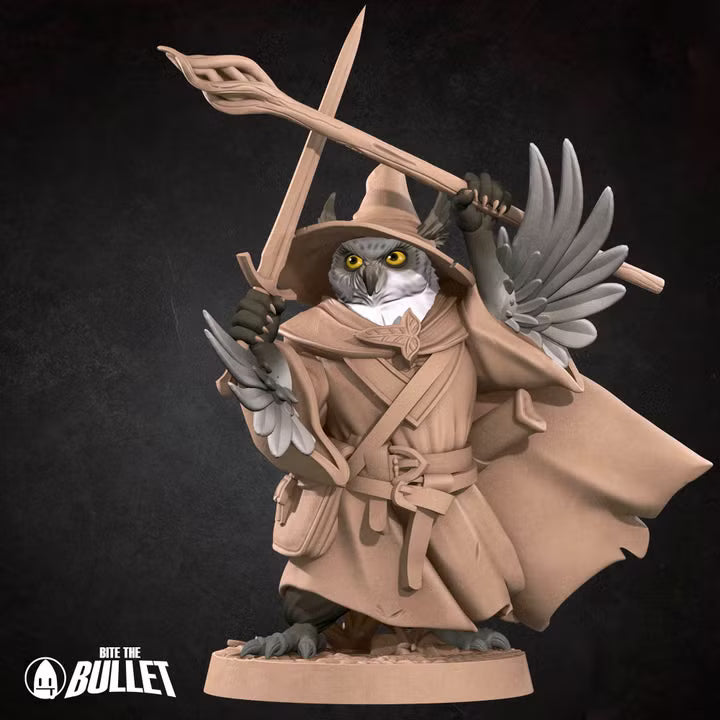 Owlfolk Explorer resin miniature - view 3