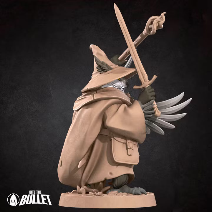 Owlfolk Explorer resin miniature - view 6