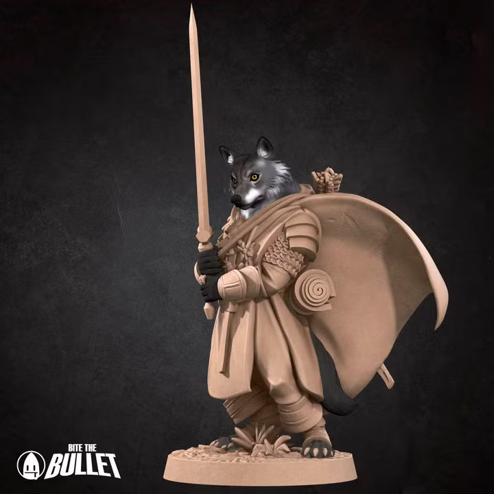 Wolffolk Explorer resin miniature - view 3