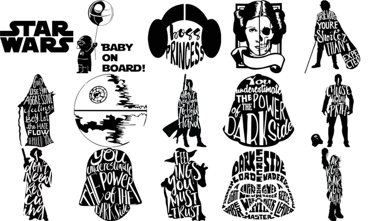 Star Wars SVG Bundle, Digital Download