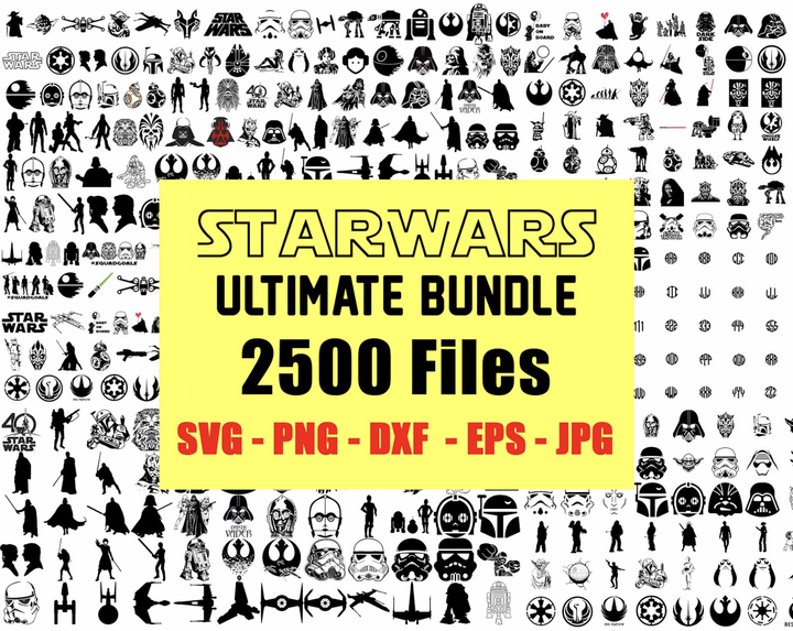 Star Wars SVG Bundle, Digital Download