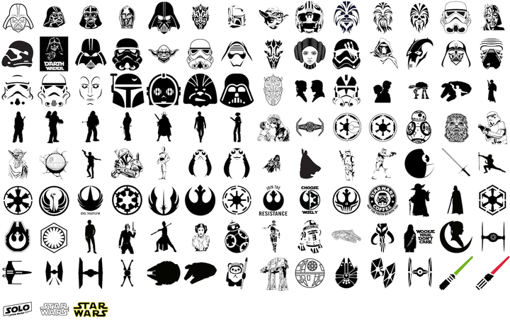 Star Wars SVG Bundle, Digital Download