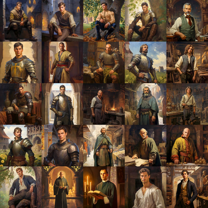 125 Town NPC Portraits - Digital Download