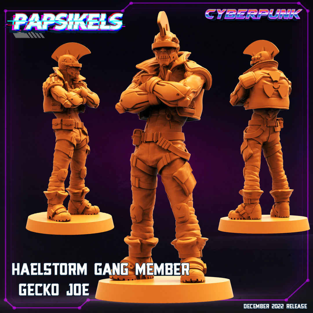 Gecko Joe, Mitglied der Haelstorm-Gang