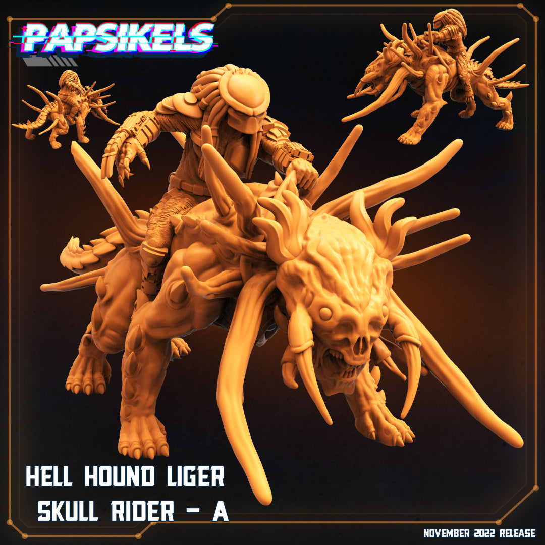 Hell Hound Liger Skull Rider-A