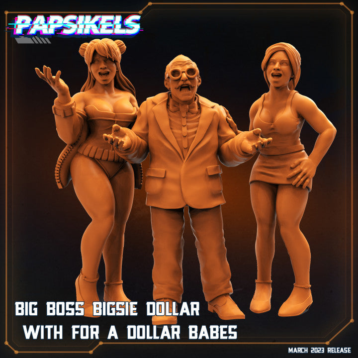 Big Boss Bigsie Dollar avec des filles pour un dollar