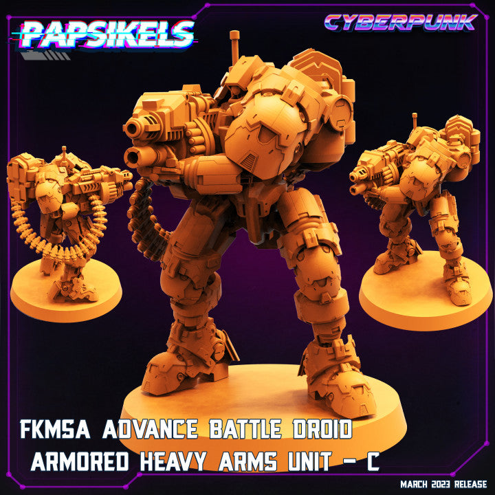 FKMSA Advance Battle Droid Armored Heavy Arms Unit C