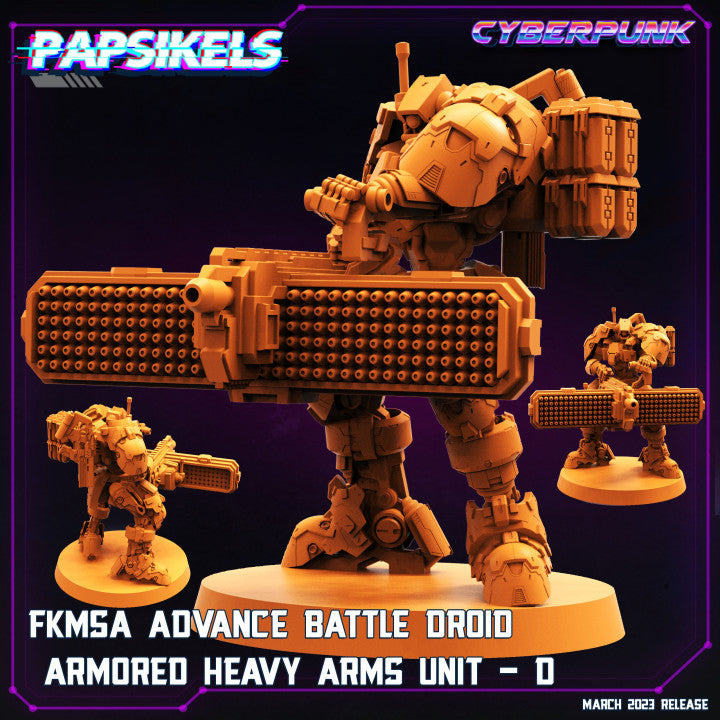 FKMSA Advance Battle Droid Armored Heavy Arms Unit D
