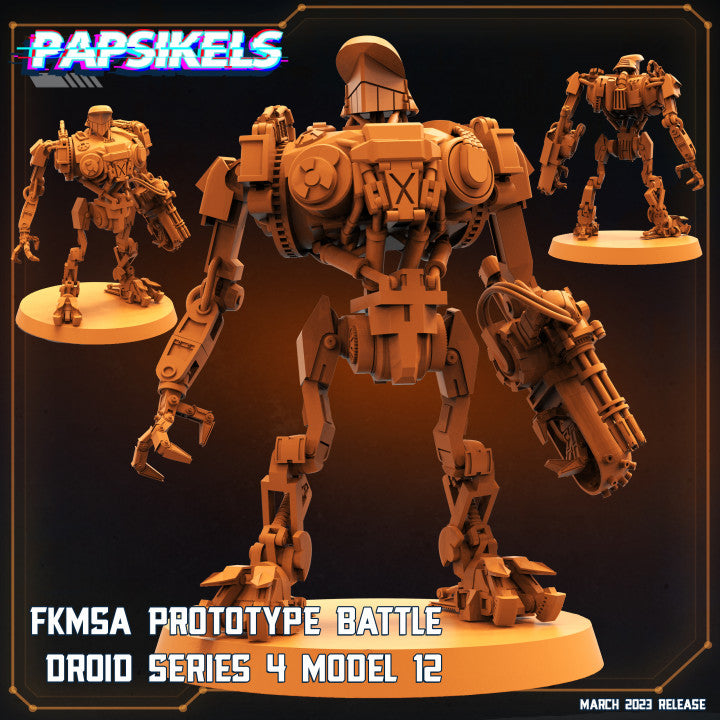 FKMSA Prototype Battle Droid Série 4 Modèle 12