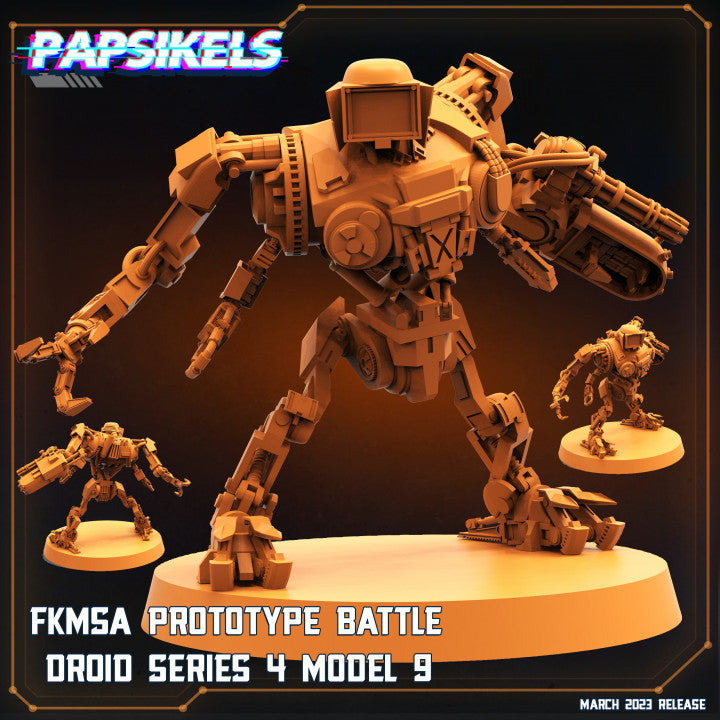 FKMSA Prototype Battle Droid Série 4 Modèle 9