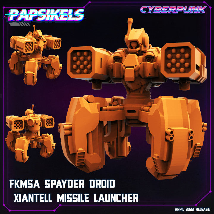 Lanceur de missiles FKMSA Spayder Droid Xiantell