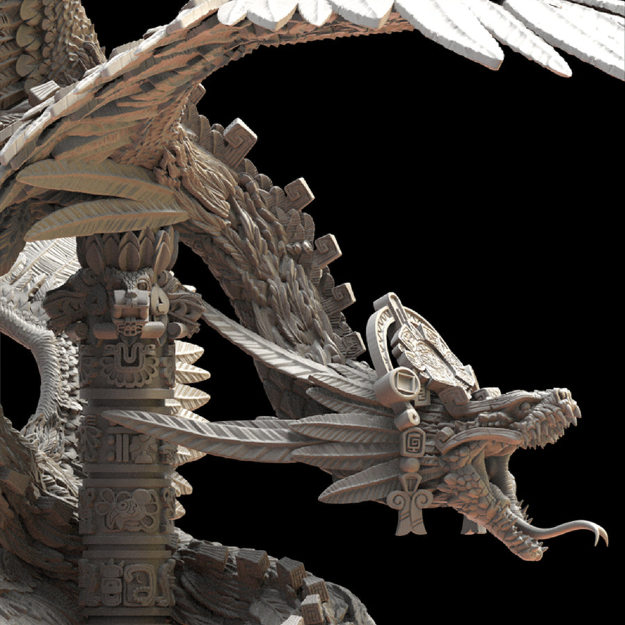 Goddess Quetzalcoatl Fantasy Minis DnD Warhammer Roleplaying