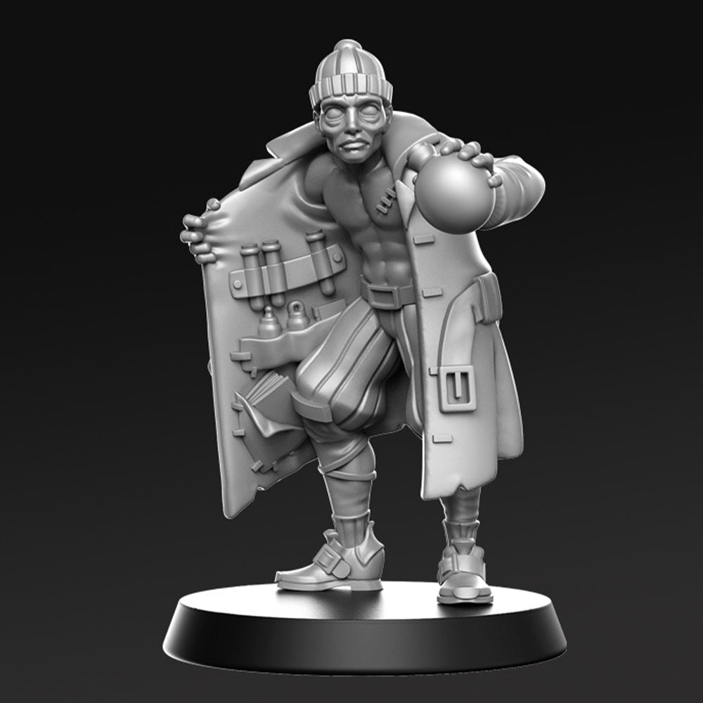 Allan Investigator Sci-Fi Minis DnD Warhammer Roleplaying Pathfinder