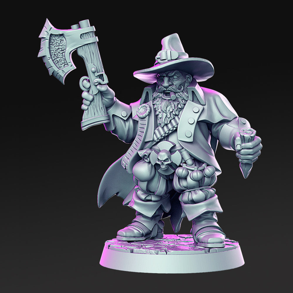 Balur van Helding Dwarf Vampire Hunter Fantasy Minis DnD Warhammer D&D