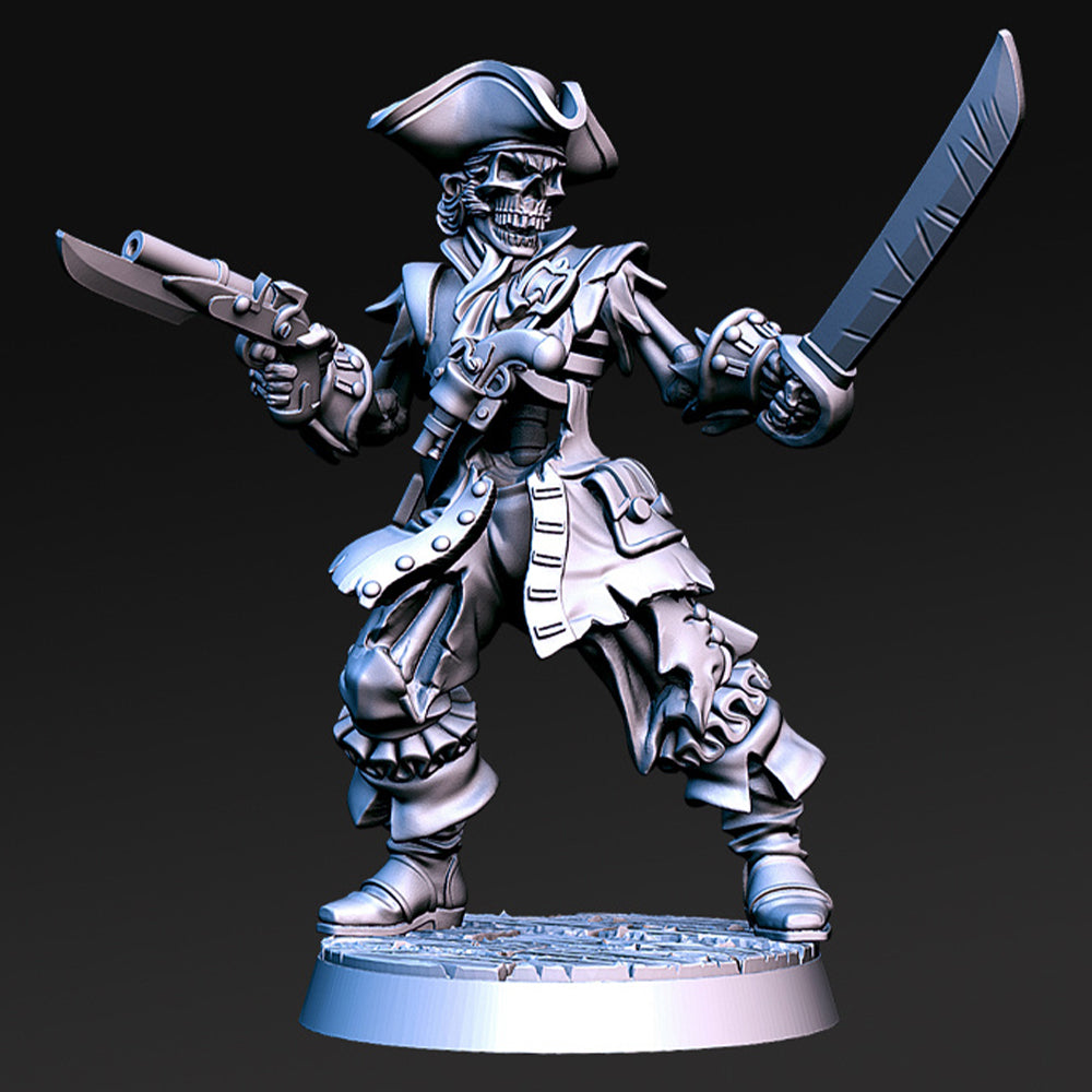 Billy the Bone Pirate Skeleton Fantasy Minis DnD Warhammer Roleplaying