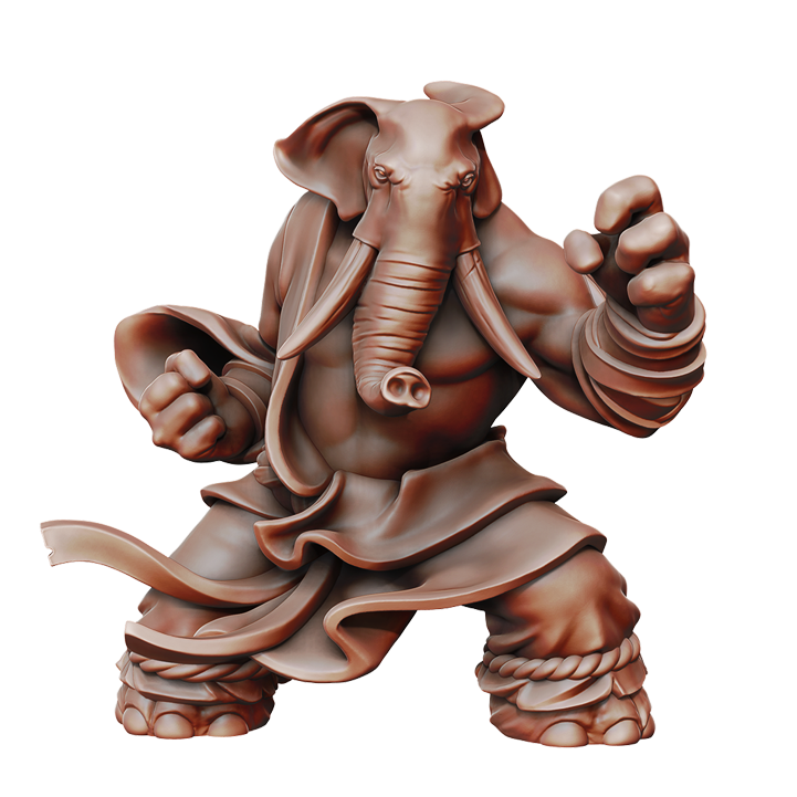Elephantfolk - Loxodon Monk