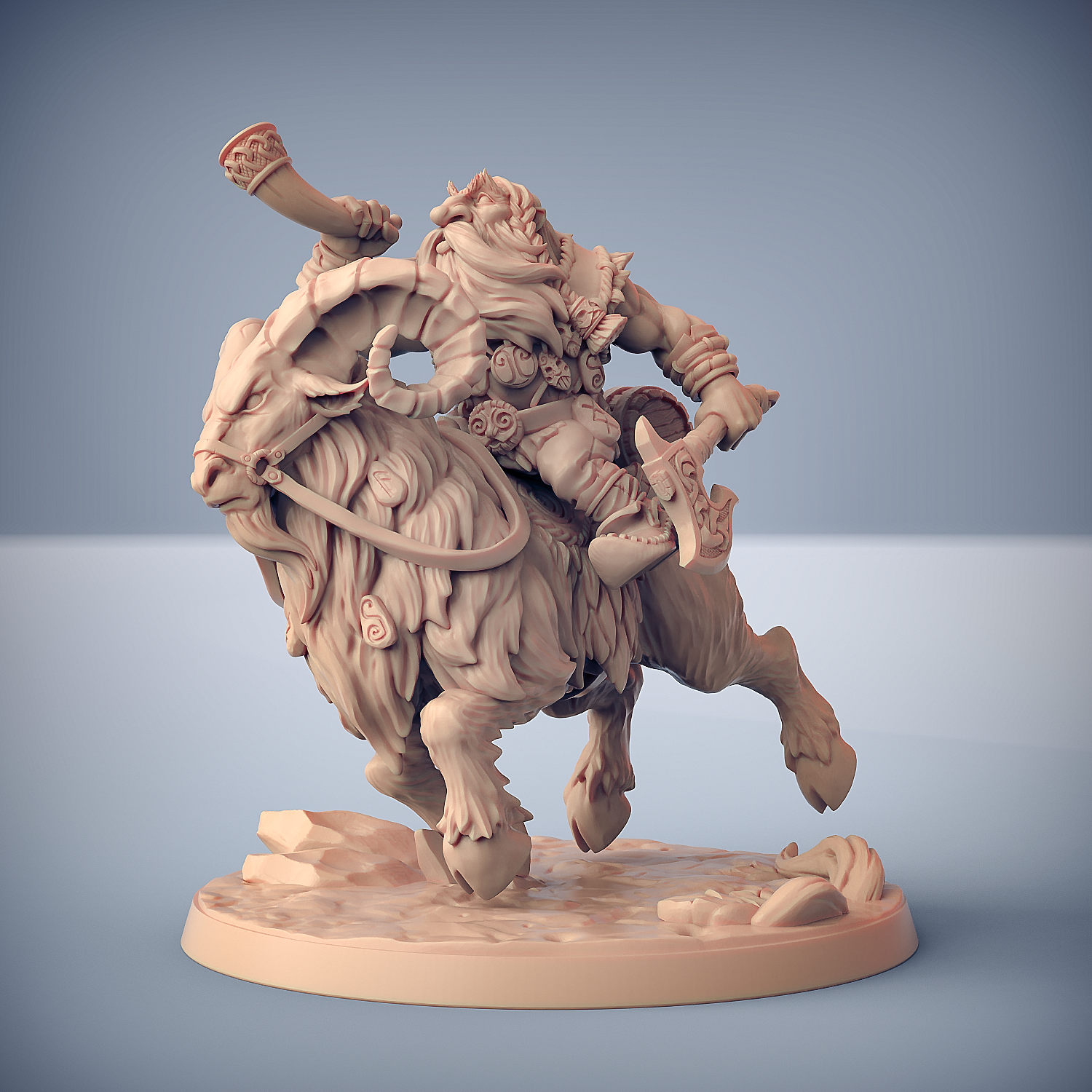 Ram Rider Render Drarven Ram Rider A – SYZGames