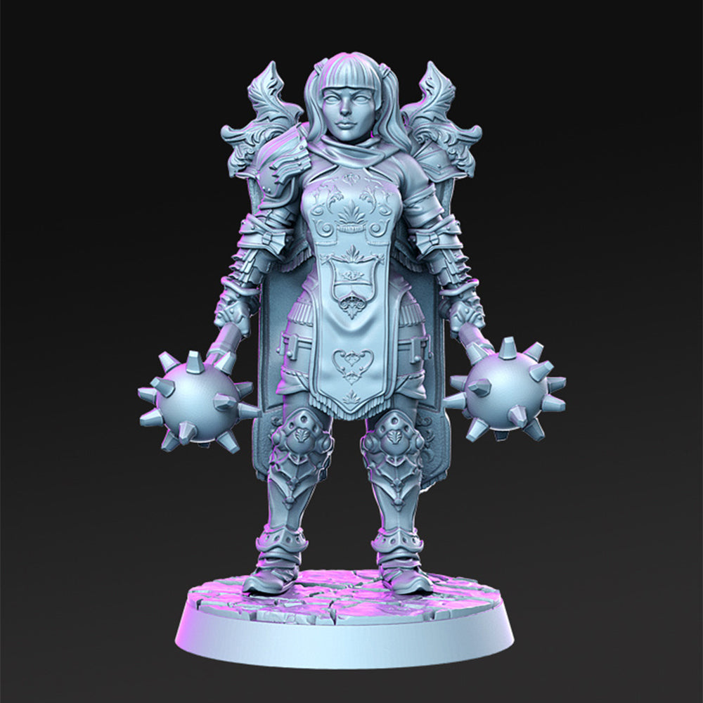 Samira Female Paladin Fantasy Minis DnD Warhammer Roleplaying RPG D&D