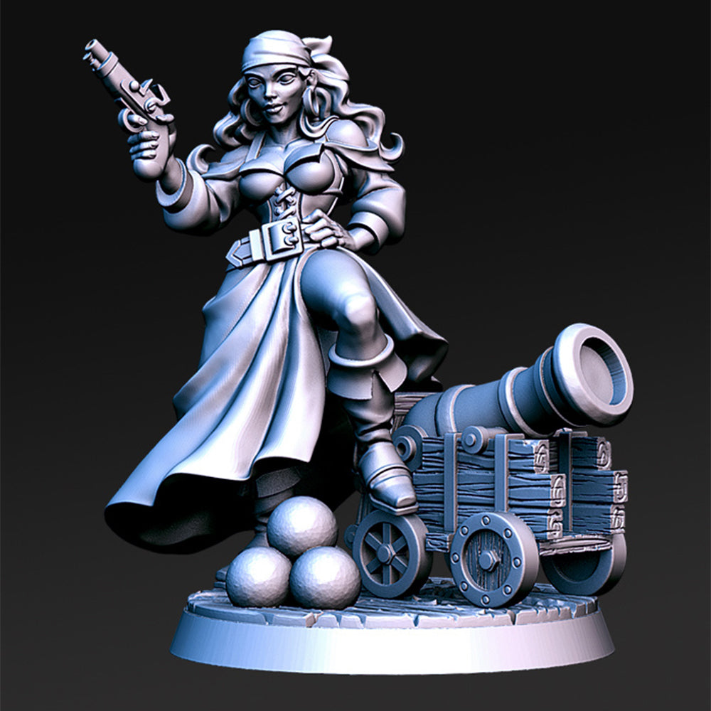 Shelly Female Pirate Fantasy Minis DnD Warhammer Roleplaying RPG D&D