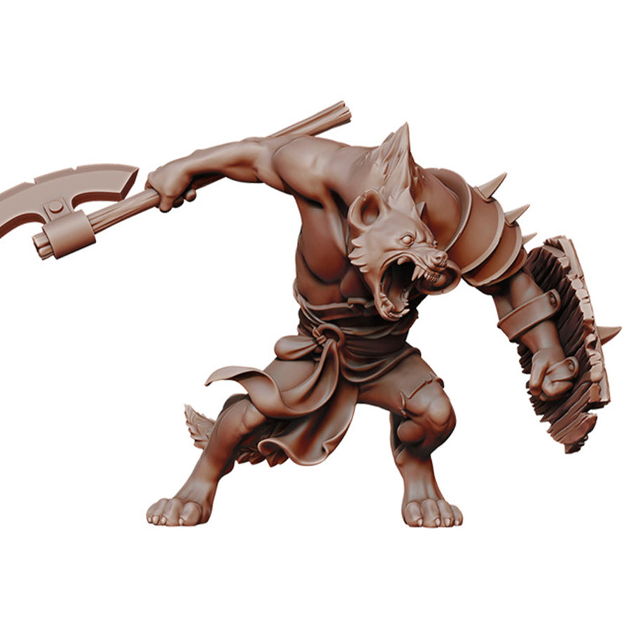 Gnoll Warrior Fantasy Minis DnD Warhammer Roleplaying RPG D&D