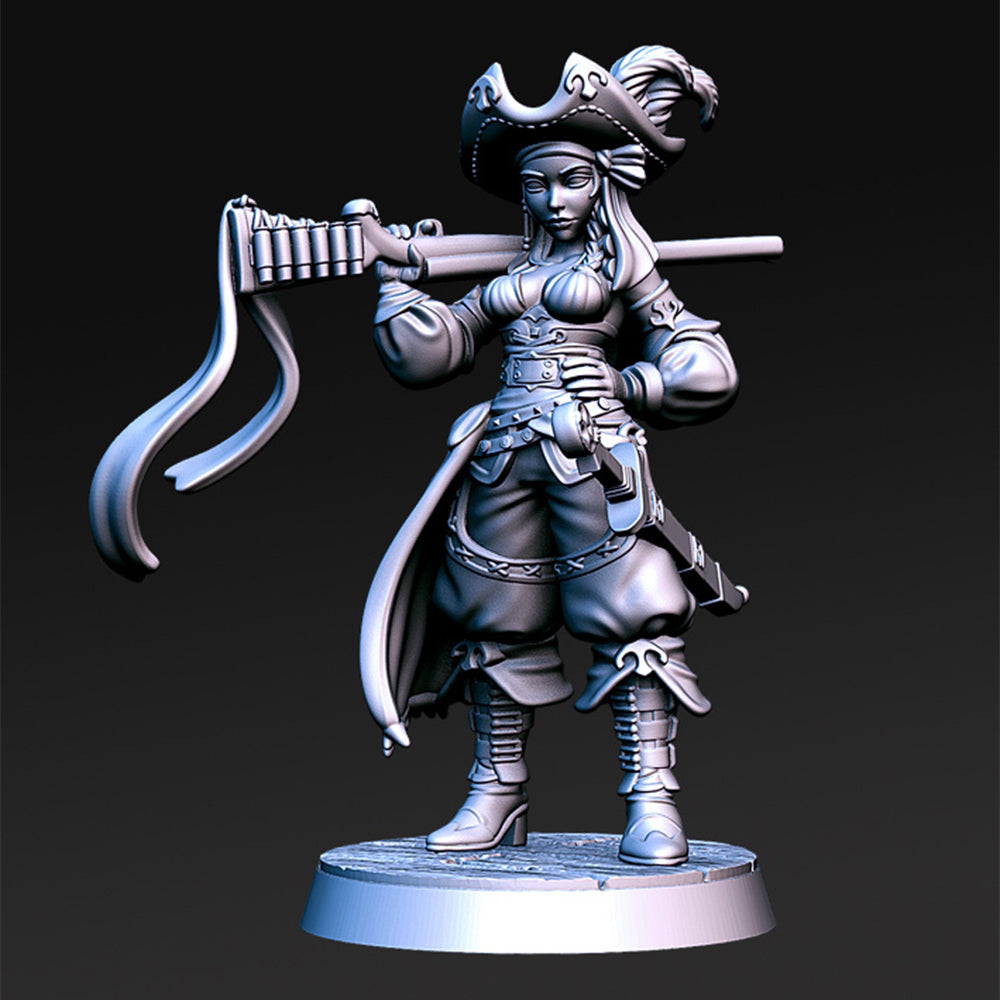 Stella Marissa Female Pirate Fantasy Minis DnD Warhammer Roleplaying RPG D&D Pinup