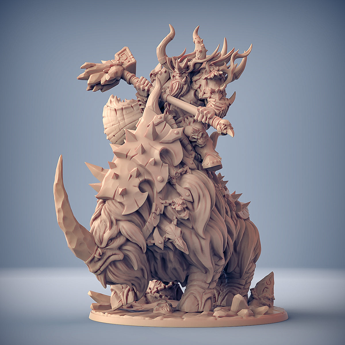 Armored Frosthorn Fantasy Minis DnD Warhammer Roleplaying RPG D&D