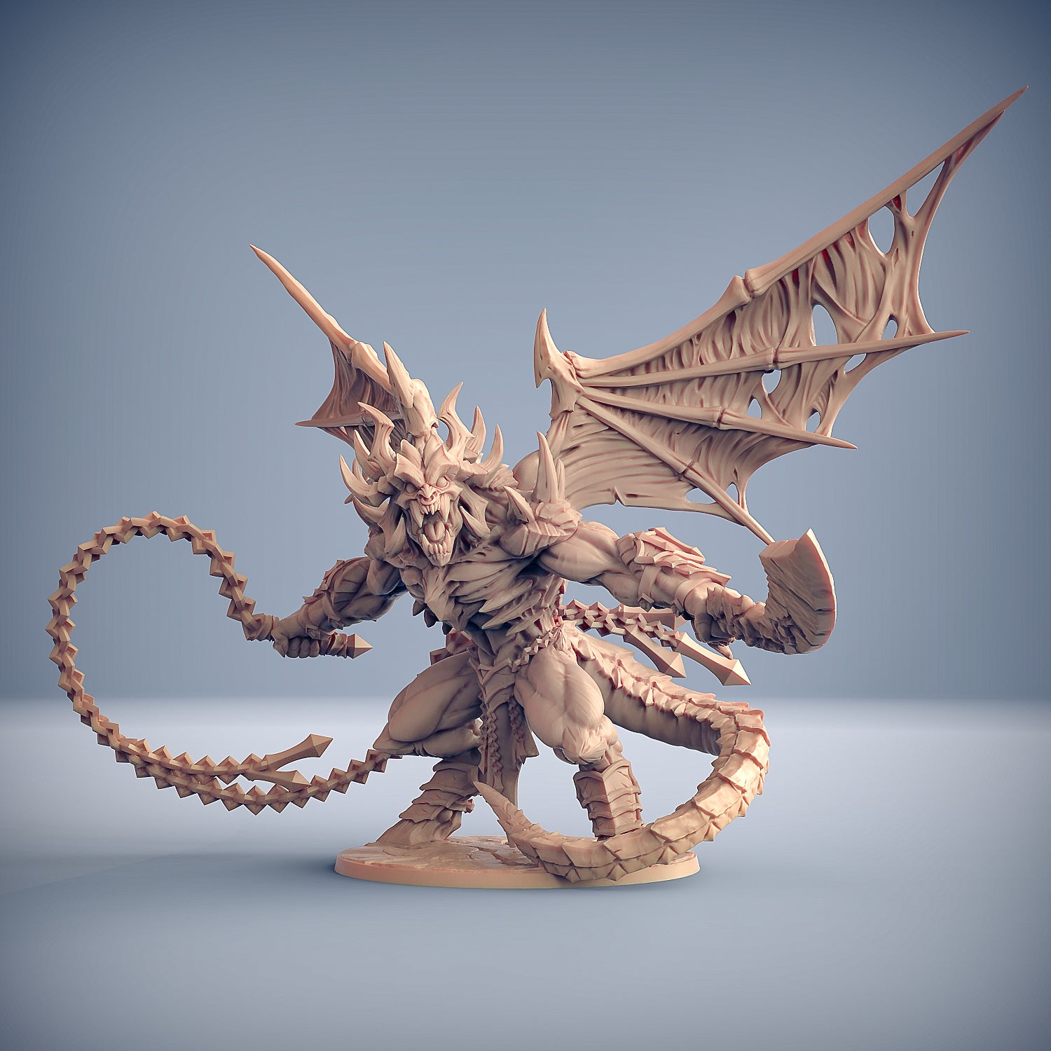 Baalzrodan the Demon King Fantasy Minis DnD Warhammer Roleplaying RPG 