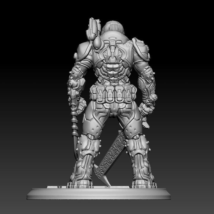 Doom Guy - Doom Eternal Sci-Fi Minis DnD Warhammer Roleplaying