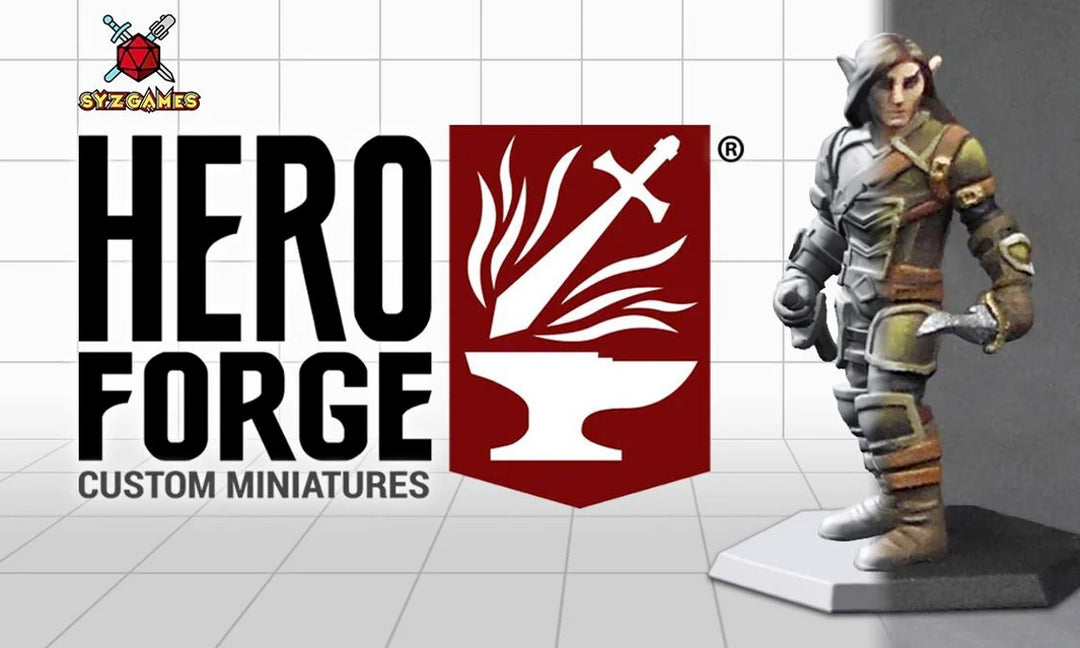 Service d'impression de miniatures personnalisées Hero Forge