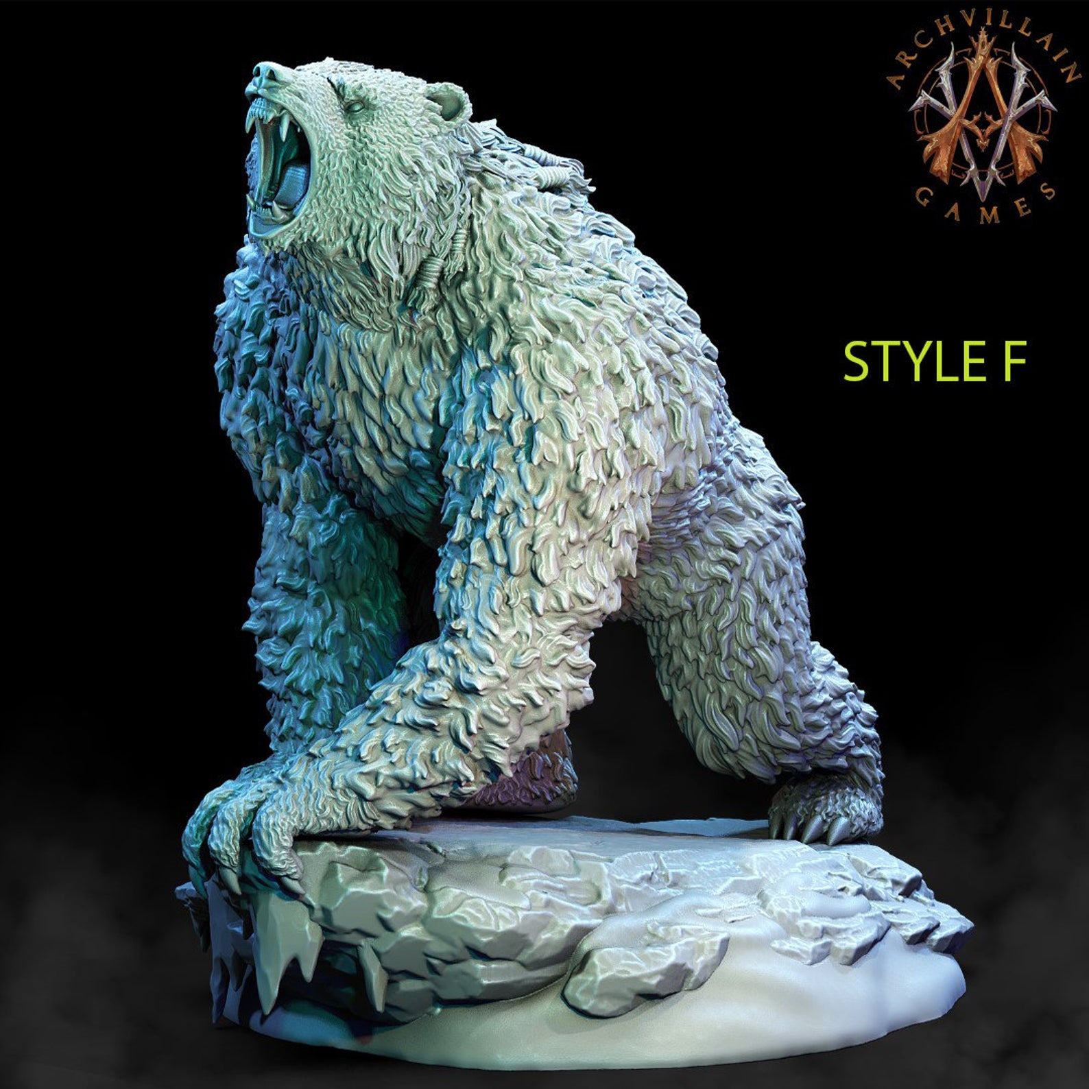 Werebear Vanguard Fantasy Miniature DnD Warhammer Roleplaying  RPG D&D