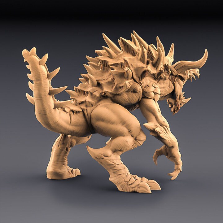 Tarasque - The Legendary Devourer | 32mm Fantasy Miniature | D&D or Warhammer | Artisan Guild