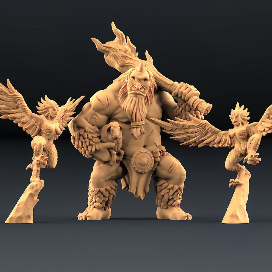 Cyclope and Two Harpies - SYZGames