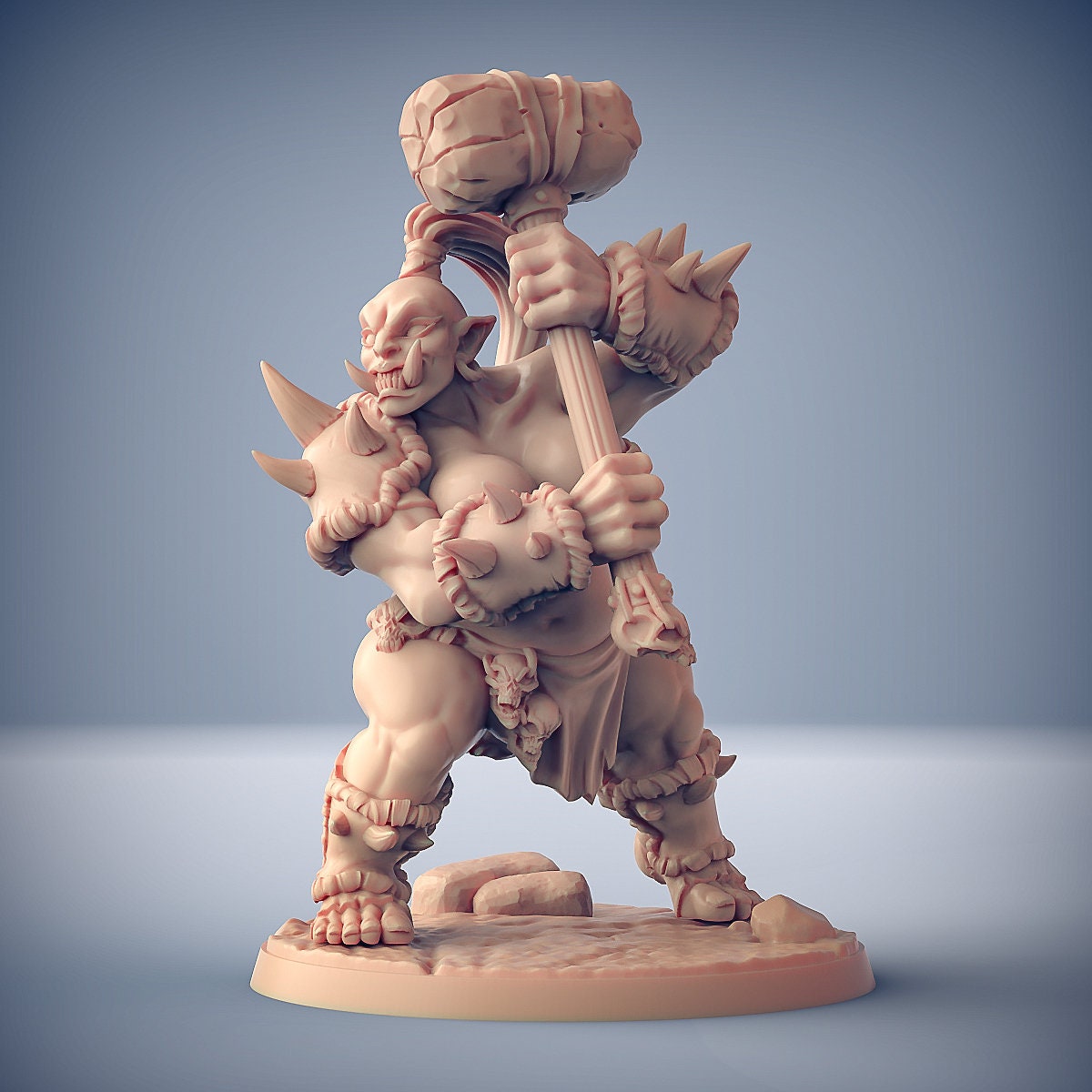 Ogre Marauders - 2 Modular (Ladies)  | Ogre Marauders | 32mm or 28mm Fantasy Miniature | D&D | Artisan Guild