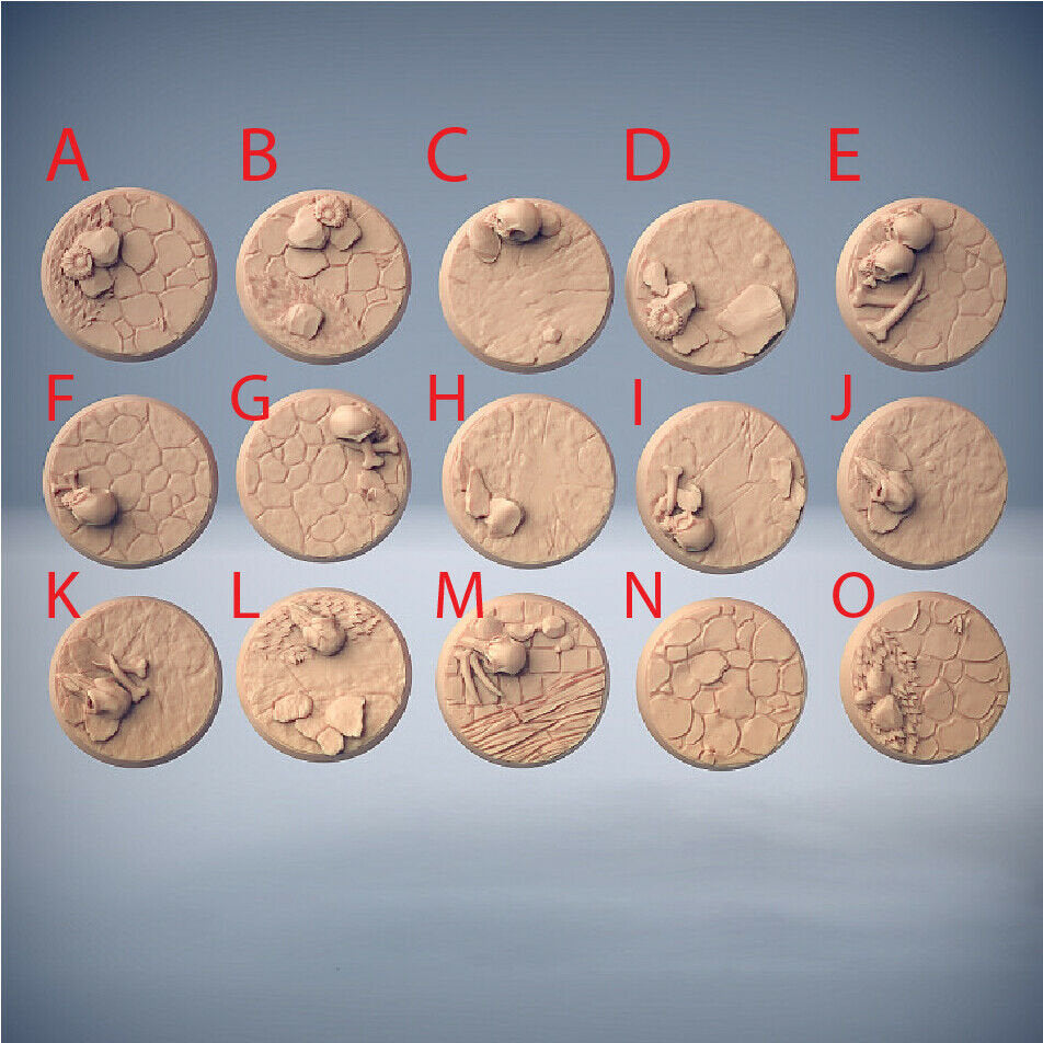 Amazon Bases - 25mm Base Fantasy Minis DnD Warhammer Roleplaying RPG