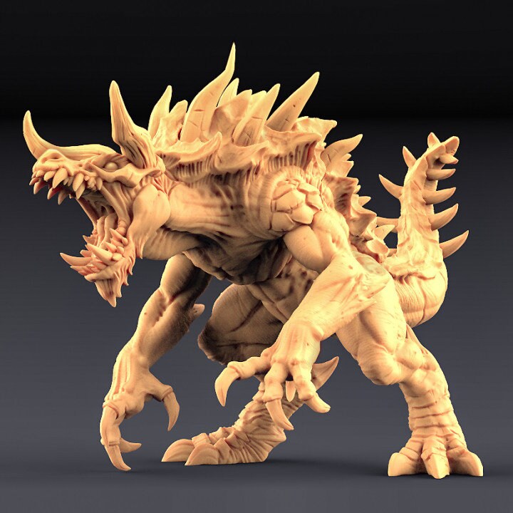 Tarasque - The Legendary Devourer | 32mm Fantasy Miniature | D&D or Warhammer | Artisan Guild
