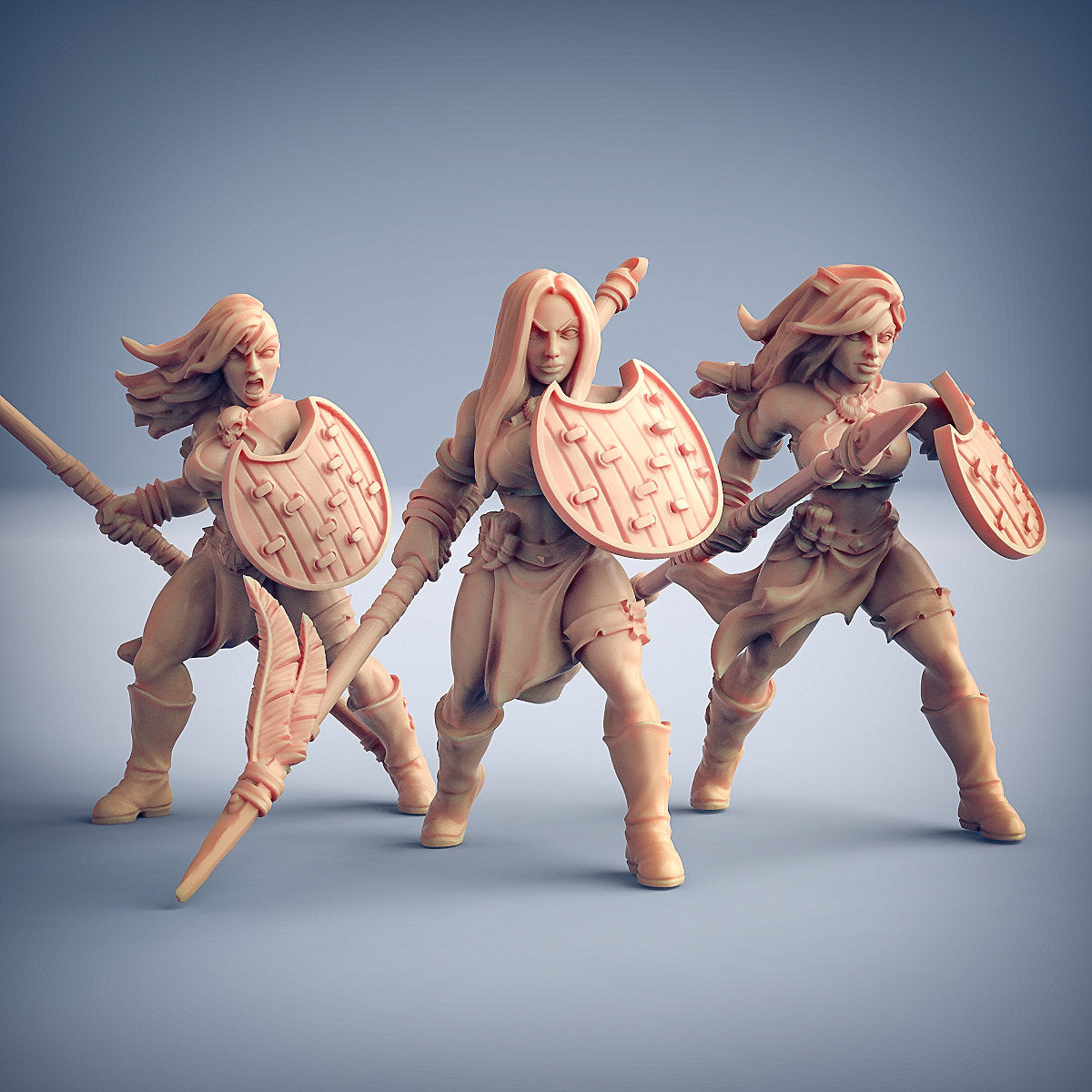 Amazon Spearmasters Fantasy Minis DnD Warhammer Roleplaying RPG D&D