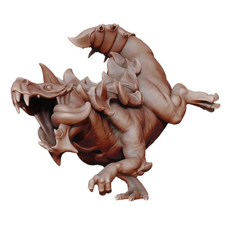 Baby Tarasque Fantasy Minis DnD Warhammer Roleplaying RPG D&D